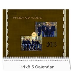 2013 Calendar main - Wall Calendar 11  x 8.5  (12-Months)