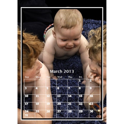 Desktop Calendar By Megan Elliott Mar 2013