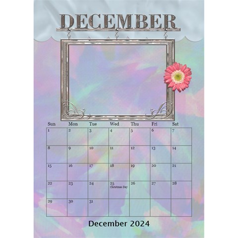 Lovely Desktop Calendar 6 x8 5  By Lil Dec 2024