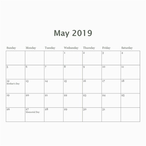 Ocean Life Calendar 2019 By Kim Blair Oct 2019