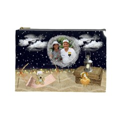 night on the beach cosmetic bag (large)