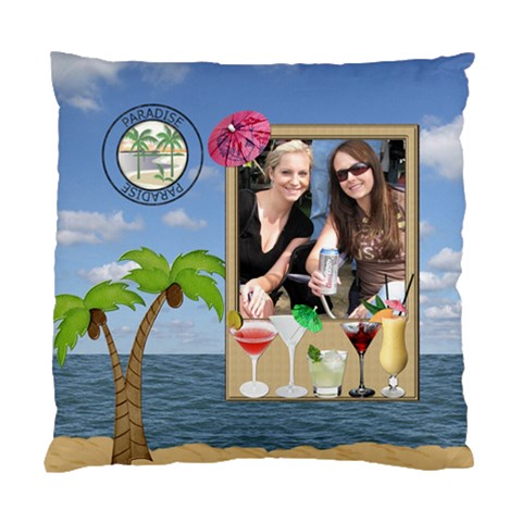 Tropical Cushion Case (1 Sided) By Lil Front