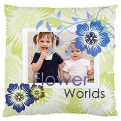 flower kids - Large Cushion Case (One Side)