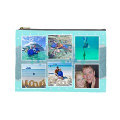 Ocean Vacation Cosmetic Bag Large - Cosmetic Bag (Large)
