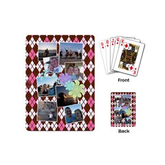 Flower Argyle Playing Cards - Playing Cards Single Design (Mini)