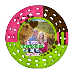 My Best Memories - Ornament - Round Filigree Ornament (Two Sides)