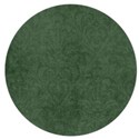 dark green damask circle lrg