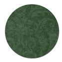 dark green damask circle sml