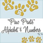 Paw Prints - Alphabet
