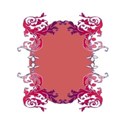 Swirl frame pink purp 2