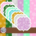 Winter snowflake backgrounds