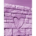 stone heart purple umbrella size