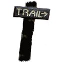 a trail sign