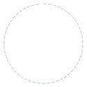light blue stitching circle frame