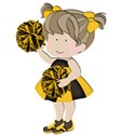 cheerleader gold2a