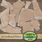 Cardboard Pieces - Element Pack  