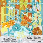 May Flowers Scrap Kit