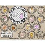 Baby Girl Stamps