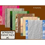 Bordered Paper Pack #1