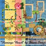 Flamingo Beach   Huge Kit! Free for Limited Time