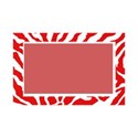 red zebra frame