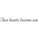 two hearts become one