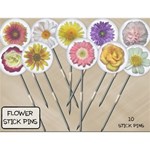 Flower Stick Pins