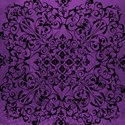 Glam Ghouls_purple & black  flourish paper