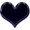 Heart blue  