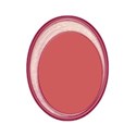 oval frame pink