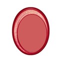 oval frame red