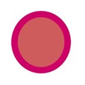 frame round fuschia pink