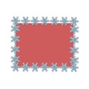 blue snowflake pic border