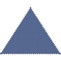 blue triangle stamp