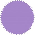 Purple round stamp
