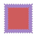 Purple square frame