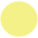 yellow round stamp