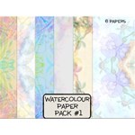 Water Colour Paper Pack #1 for Tiling
