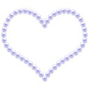 blue pearl heart