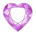 purple heart gem