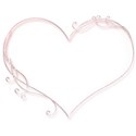 pink & white heart