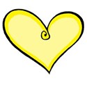 Extra Yellow Heart
