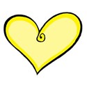 Small yellow Heart