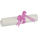 scroll rolled ribbon
