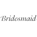 bridesmaid