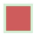 frame green square 01