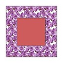 square purple orchid frame