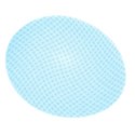 easter egg med blue grid