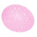 easter egg pink swirls