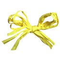 bow raffia 01 yellow